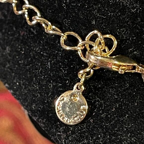 NWT Charter Club Gold-Tone Pave, Imitation Pearl & Bead Shaky Collar Necklace - Picture 4 of 6